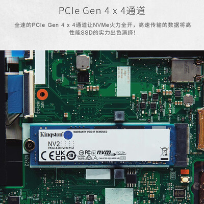 金士顿（Kingston） SSD固态硬盘台式笔记本 M.2(NVMe)  NV2 1000G即1t 性价比PCIe