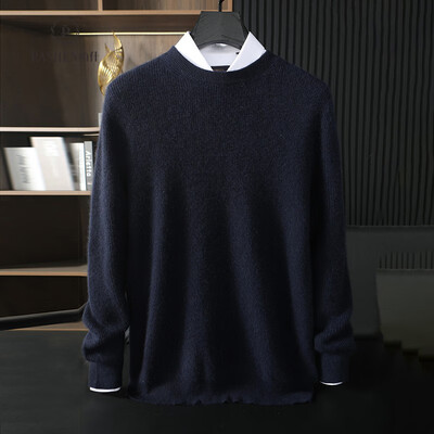 帕什 男士羊绒衫 圆领厚款 焦糖色 TRC-1206 L怎么样(帕什羊绒衫怎么样)