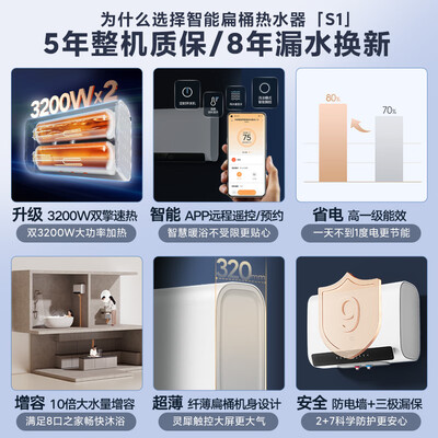 小米热水器哪款好(小米 EWH60-MJ01 电热水器储水式热水器评测说真相)-图片1