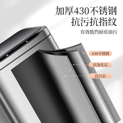 垃圾桶智能的好用吗(五月花垃圾桶智能感应大号智能垃圾桶评测说真相)-图片2