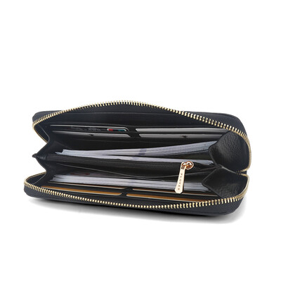 啄木鸟 PLOVER拉链钱包小手包GD6919-A 黑色 20*10.5*2.8CM