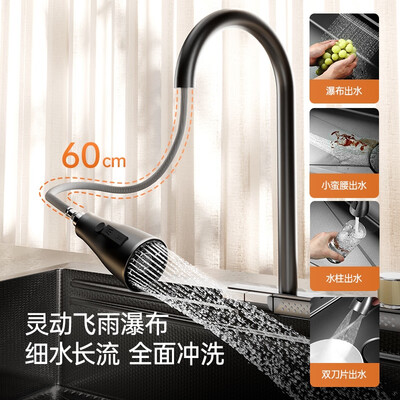 不锈钢水槽跟石槽哪个好(奥克斯304不锈钢米粒纹水槽厨房水槽质量如何)-图片4