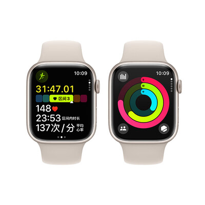 苹果手表星光色好看吗（Apple Watch Series 9 45mm星光色智能手表值得手入吗）