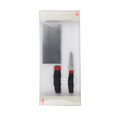 双立人ZWILLING Now S系列中片蔬果刀具红黑色 ZW-K320 2件套/54380-008-722