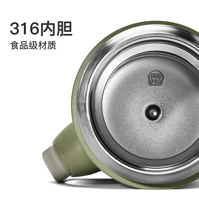 司顿 不锈钢保温壶 STY302W 白色 1.2L