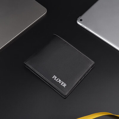 啄木鸟 横款收纳钱包 GD5928-6A 黑色 9.5*11.5*2CM