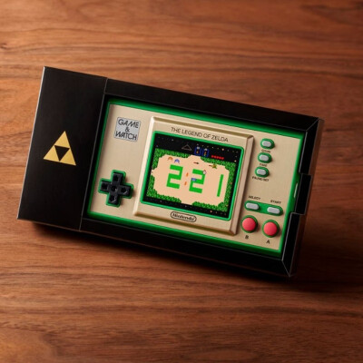 任天堂 Nintendo Game & Watch 塞尔达传奇掌上游戏机 周年纪念款 带时钟计时器 Game & Watch 塞尔达
