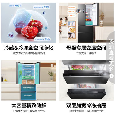 容声456升法式多门电冰箱BCD-456WD18MP质量烂不烂（容声冰箱用着怎么样）