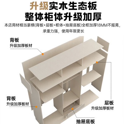 梓枔实木推拉门衣柜1.0米家用柜值得手入吗(梓枔实木推拉门衣柜1.0米家用柜值得手入吗)-图片3