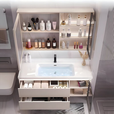 恋派洗手盆怎么样(恋派奶油风智能浴室柜 80cm洗漱台怎么样)