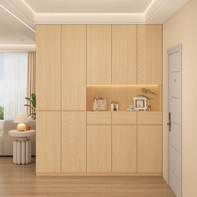 梓枔定制奶油风鞋柜120x36x200右抽屉款值得手入吗（梓枔定制奶油风鞋柜120x36x200右抽屉款到底如何,值得入手吗）-图片1