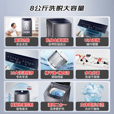 【揭秘】海尔洗衣机波轮洗衣机有多么惊艳?让你大开眼界!