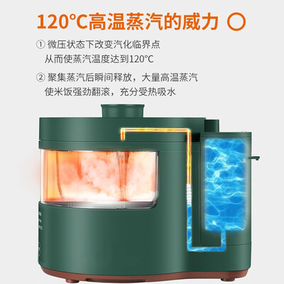 九阳（Joyoung）蒸汽低糖饭煲 F30S-S160XL 布朗熊 3L