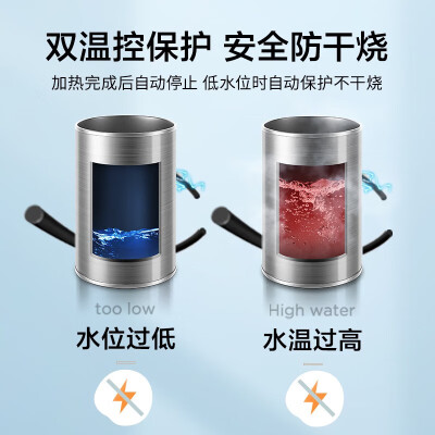 美的（Midea）饮水机家用立式办公室客厅双开门桶装水加热饮水器 YR1226S-W 温热型