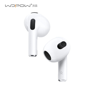 沃品（WOPOW） 真无线蓝牙耳机半入耳通话长续航蓝牙5.0 白色 airpro 4p
