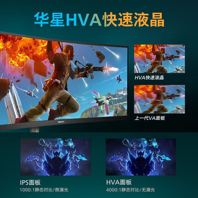 惊艳亮相！飞利浦34M1C5500V2k显示器引领时尚生活潮流！