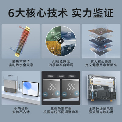 飞利浦热水器质量怎么样（飞利浦AWH1056即热电热水器5500W小厨宝电热水器到底如何,值得入手吗）