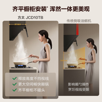 方太 JCD10TB+02-TH29B 油烟机灶具套装 侧吸节能质量如何（方太烟机灶具怎么样）-图片4