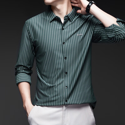 阿尼司伦 85121 男士长袖衬衫 黑色175码男士衬衫怎么样(阿尼司伦 85121 男士长袖衬衫 黑色175码男士衬衫体验效果好吗)-图片3