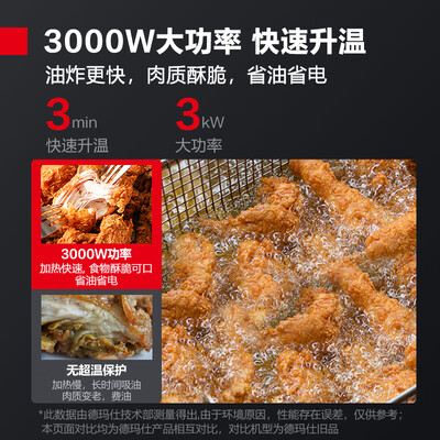 德玛仕和三鼎的油炸炉哪个好(德玛仕电炸炉商用油炸机DZL102D电炸锅怎么样)-图片3
