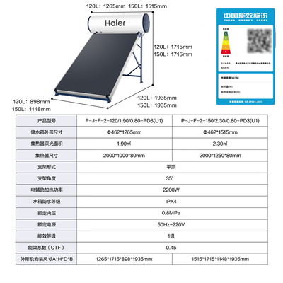 海尔太阳能热水器150L智能自动上水节能省电是否值得入手（海尔太阳能热水器怎么样）-图片7