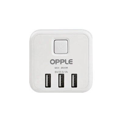 欧普 OPPLE C1504  10A 250V～ 总开关四五孔三USB1.6M