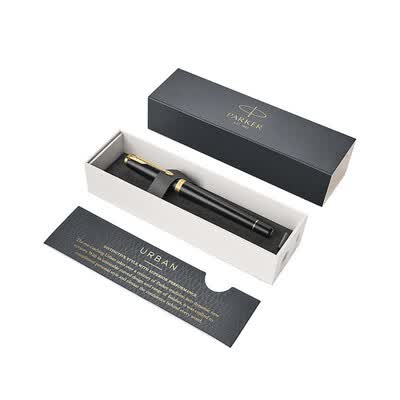 派克 2015都市磨砂黑杆金夹墨水笔