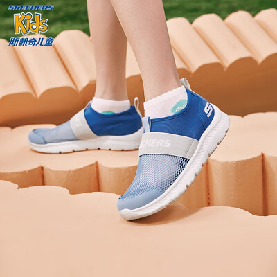 SKECHERS660064L童鞋蓝/灰35码运动鞋测评看真相（skechers运动鞋怎么样）-图片3