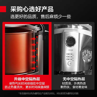 德玛仕电压力锅质量好吗（德玛仕电压力锅65L商用大容量商用电压力锅评测说真相）