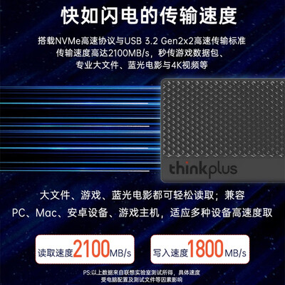 联想thinkplus 512G移动硬盘闪电鲨到底如何,值得入手吗（联想移动硬盘质量怎么样）