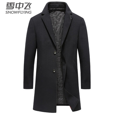 雪中飞男士毛呢大衣12020黑色185适合155-175斤好不好(雪中飞毛衣怎么样)-图片2