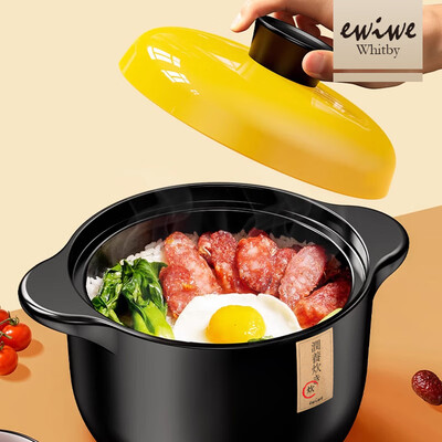 陶瓷煲和陶瓷砂锅哪个好(EWIWE 2.5L陶瓷煲 加厚砂锅煲粥炖汤煲粥锅到底如何,值得入手吗)-图片6