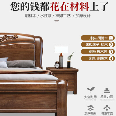 优卡吉的家具怎么样（优卡吉胡桃木床 MJ-6696#实木床评测说真相）-图片2