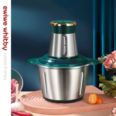 EWIWE 绞肉机 近2L 家用电动多功能搅拌机评测说真相（搅拌机怎么用使用说明书）