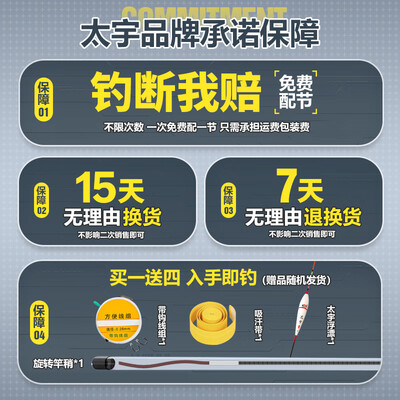 总有人问：太宇神控天下4.5米套装鱼竿怎么样？快来听听内行人解读！