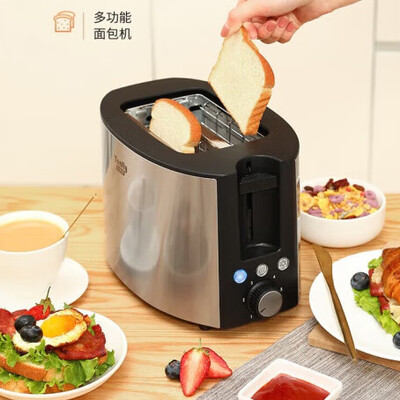 DIKTT 不锈钢多士炉 双片烤面包机体验效果好吗(多士炉怎么使用)