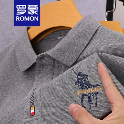 罗蒙polo衫怎么样(罗蒙男士长袖POLO衫M雾蓝男保罗衫质量如何)-图片2