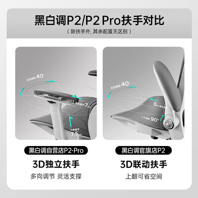黑白调P2 Pro人体工学椅是否值得入手（黑白调人体工学椅怎么样）-图片5