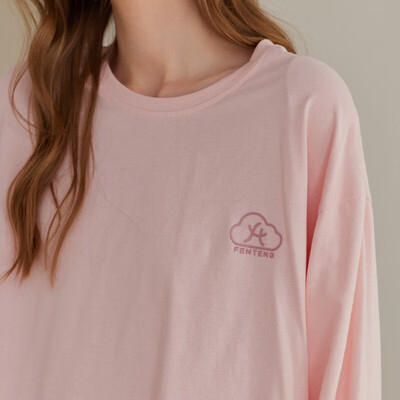 芬腾和美标睡衣哪个好(芬腾 情侣长袖睡衣 套头家居服 萌粉 L男士睡衣好不好)-图片2