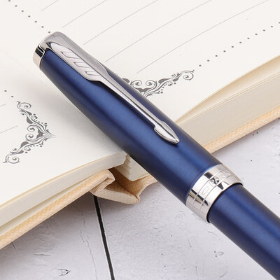 派克 PARKER 2015卓尔海洋蓝白夹宝珠笔