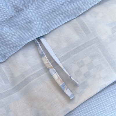 富安娜（FUANNA）纯棉四件套-清风望月  被套203*229cm 2.8kg