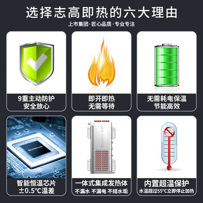 即热式电热水器志高怎么样（志高电热水器KBR-F60 5500W即热式即热式电热水器好不好）-图片5