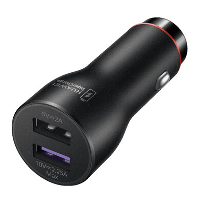 华为原装车载充电器车充头带线版22.5W 双口超级快充