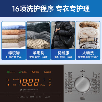 松下XQG80-ESN81滚筒洗衣机：高效除菌，节能之选，值得你拥有吗？-图片2