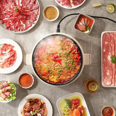 西屋（Westinghouse）电火锅（多用锅）WSC46B 4L