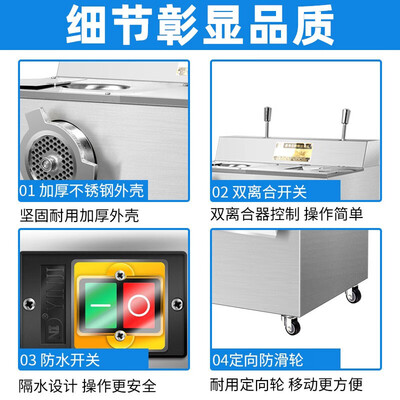 煜灿绞肉机经济标配电动不锈钢商用切肉机值得手入吗(煜灿绞肉机经济标配电动不锈钢商用切肉机质量如何)-图片1