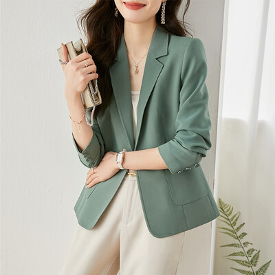 梵希蔓的衣服怎么样(梵希蔓 V7876松石绿西装外套女M西服靠谱吗,揭秘内幕)