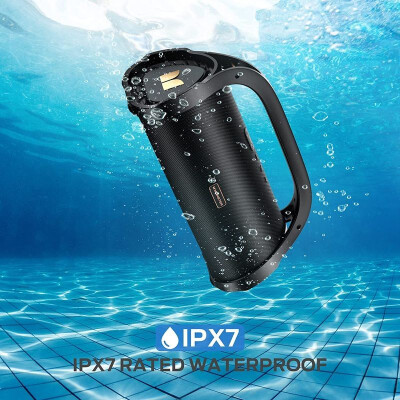 魔声（Monster） 蓝牙音箱Adventurer Max IPX7防水户外音响扬声器立体声超低音 黑色金标