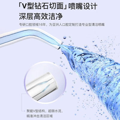 舒客H5 冲牙器 便携式 星云紫体验效果好吗（舒客冲牙器怎么样）-图片4