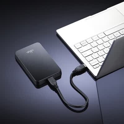 爱国者（aigo） USB3.0 移动硬盘 HD809 黑色 500G